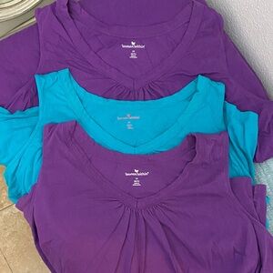 Bundle (4) “Woman Within” Tank Tops in Purple, Red and Teal 3X